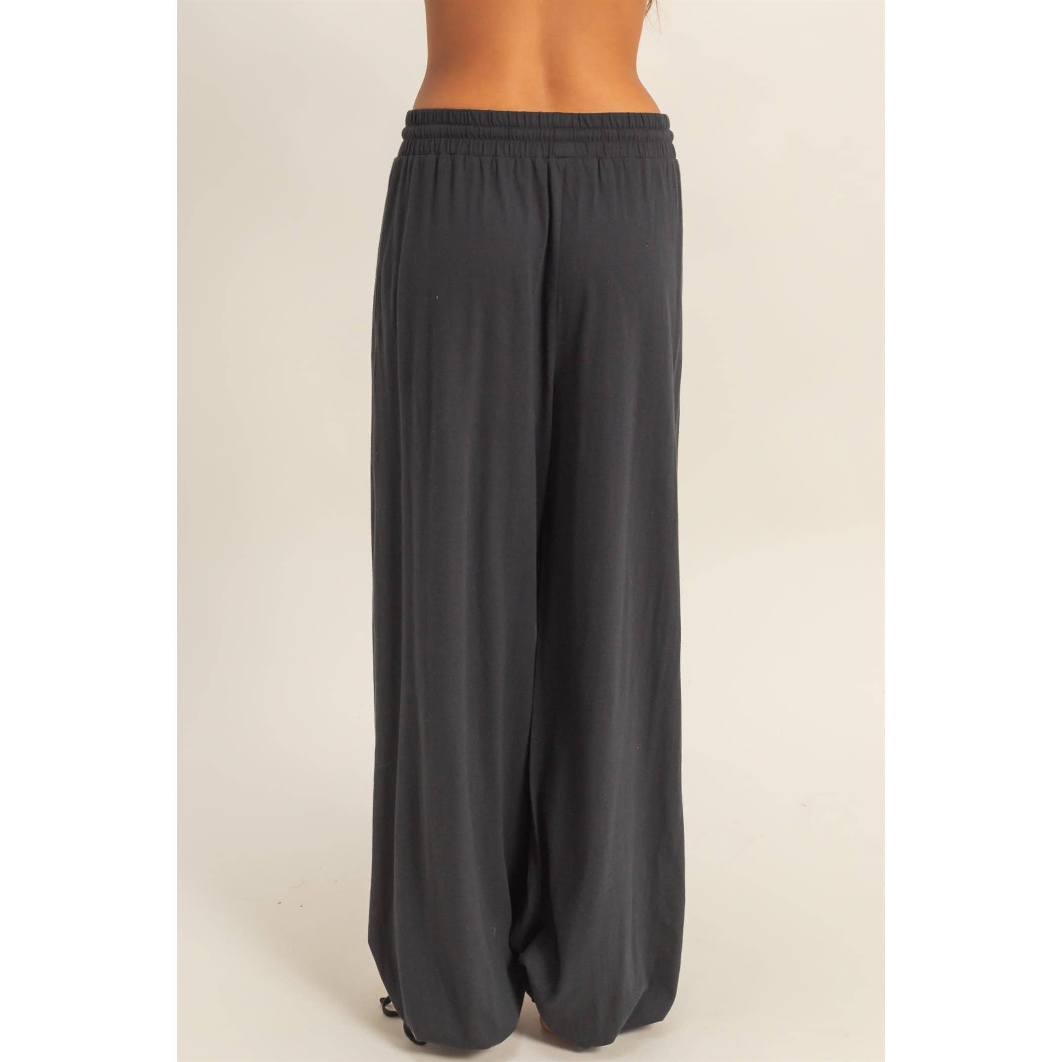HYFVE - Wholesale Pants - Women's - High Waist Drawstring Wide Leg Pants17