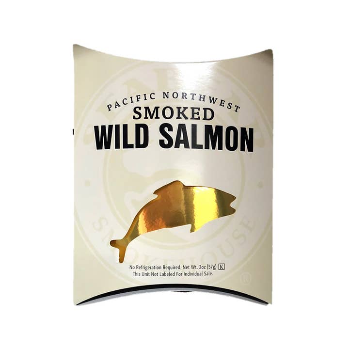 SeaBear Smokehouse - Wholesale Fish/Seafood - Double-Sided Smoked Salmon Pillow Pack 2oz1