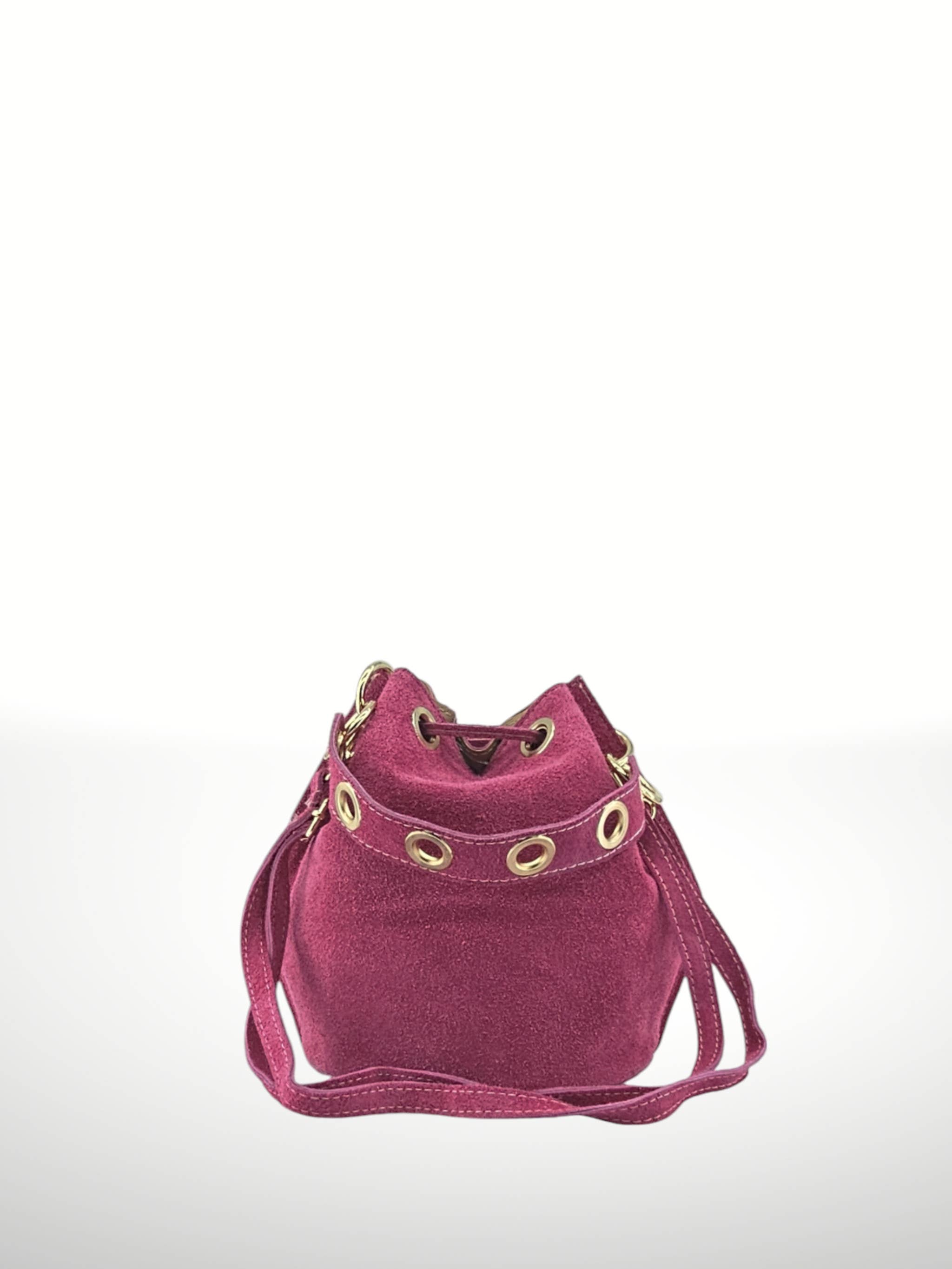 ITALIAN'S LEATHER – Großhandel Schultertasche – Damen – Arlecchino Beuteltasche aus Wildleder 22062912