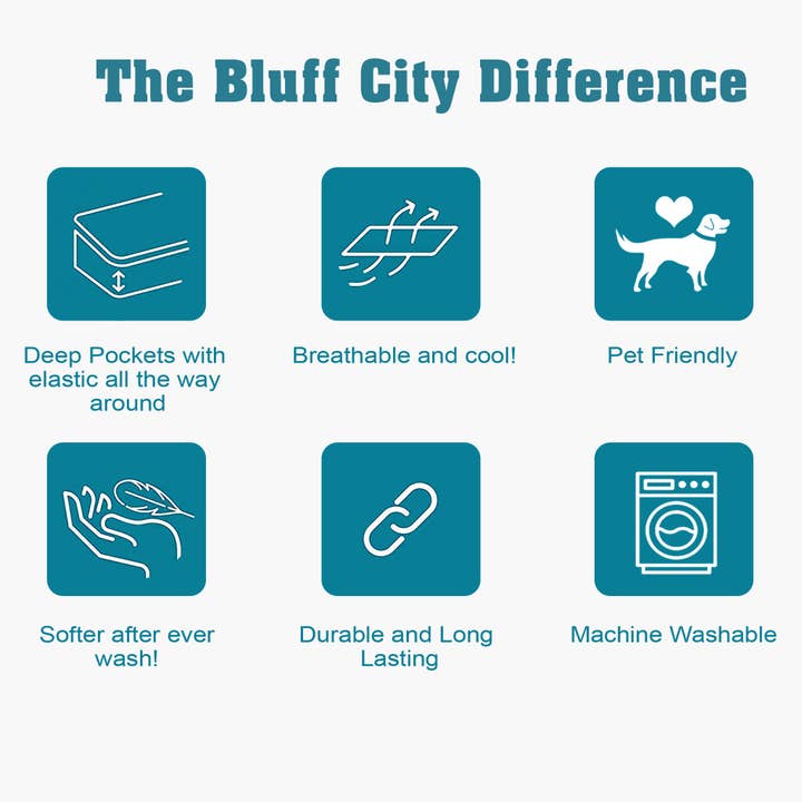 Cypress Linen / Bluff City Bedding - Wholesale Sheet Set - 1800 Count 6 Piece Bed Sheets Set Egyptian Cotton Feel Soft Deep Pockets 4 Pillowcases