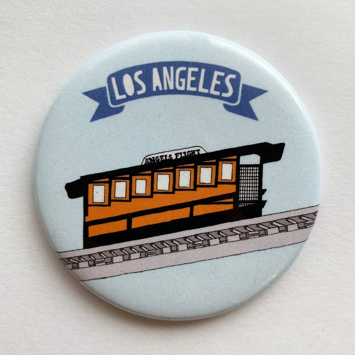 Aimant souvenir de vol des California Angels de Los Angeles pour la vente par Made by Nilina