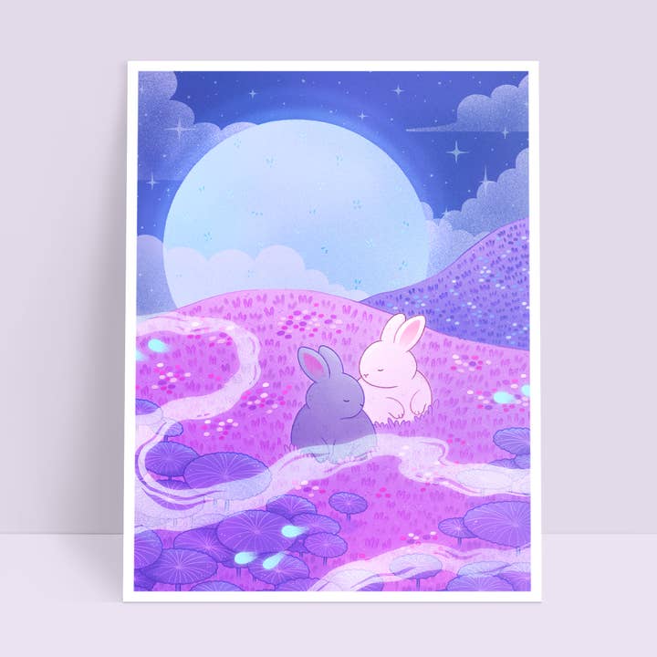 Impresión artística 6x8 Por la Luna para venta al por mayor de Arcasian