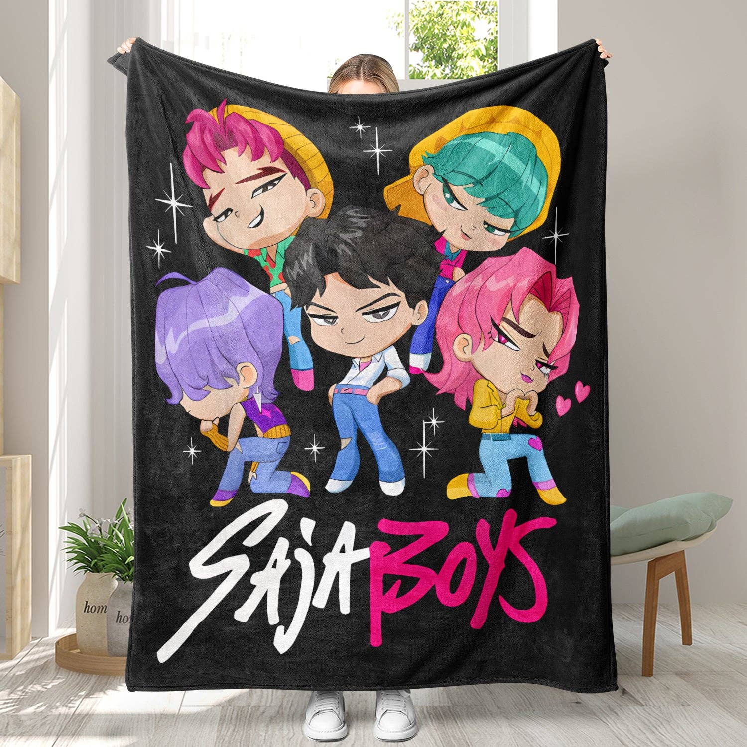 Little Trendy - Wholesale Throw Blanket - KDH K-pop inspired Throw Blanket soft flannel Blanket5
