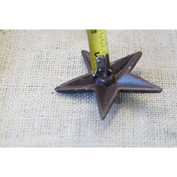 Midwest Craft House - Wholesale Wall Accent - LARGE CAST IRON RUSTIC STAR NAIL, 3 1/2" WIDE5