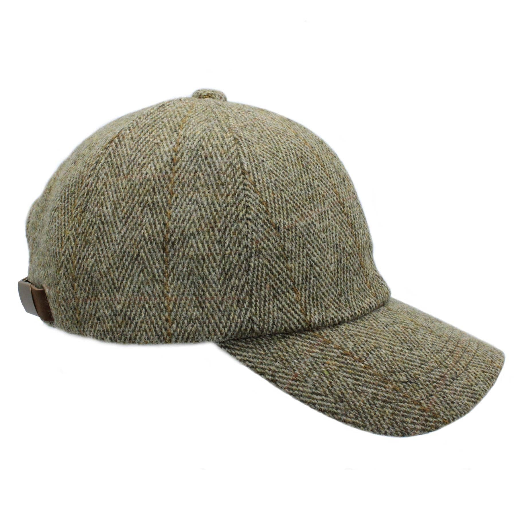 Heather Hats & Accessories - Wholesale Baseball Cap - Unisex - Callow Derby Tweed Baseball Cap ZH2865