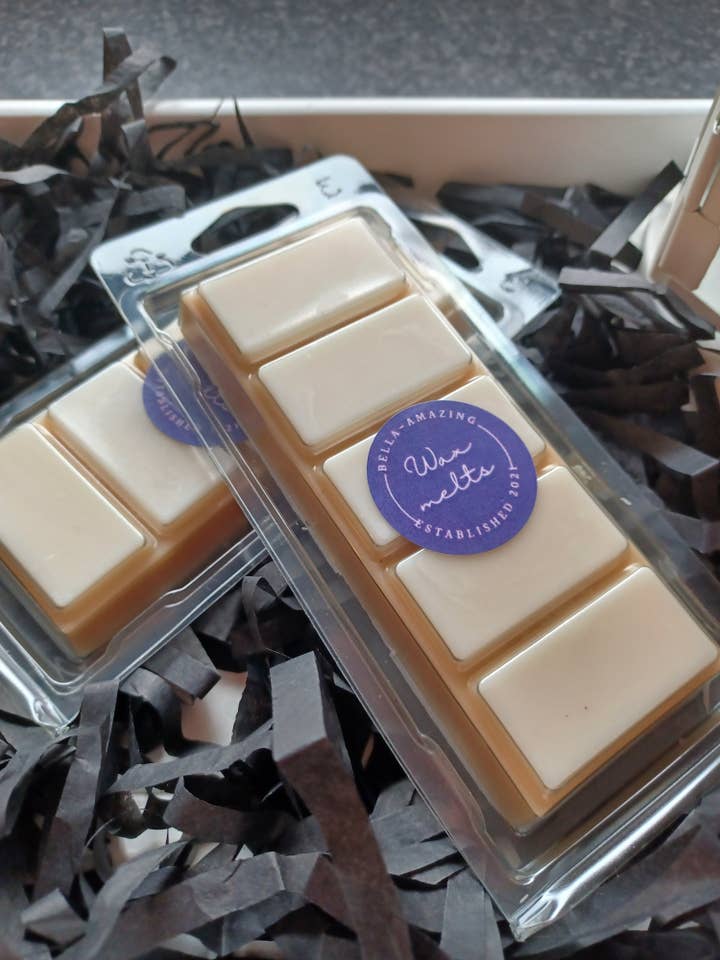 Warming cashmere snap bar for wholesale by Bella's waxmelts