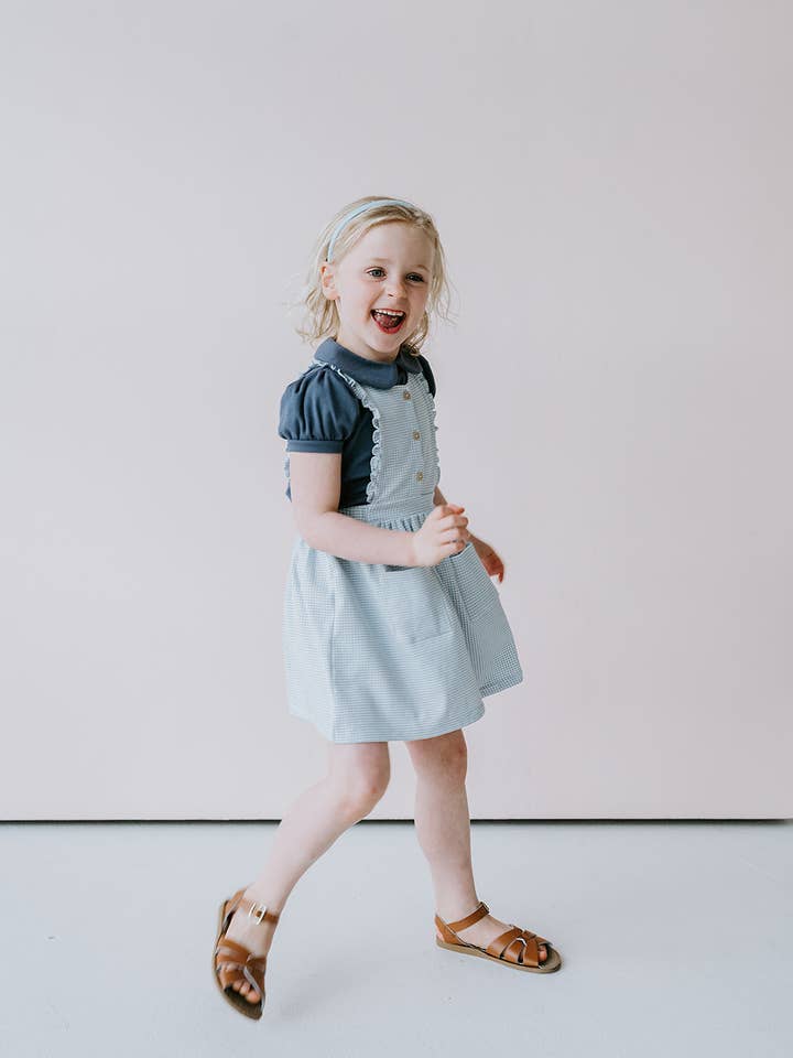 Fridays with Millie - Wholesale T-Shirt - Kids - Peter Pan Collar Tee in Midnight5