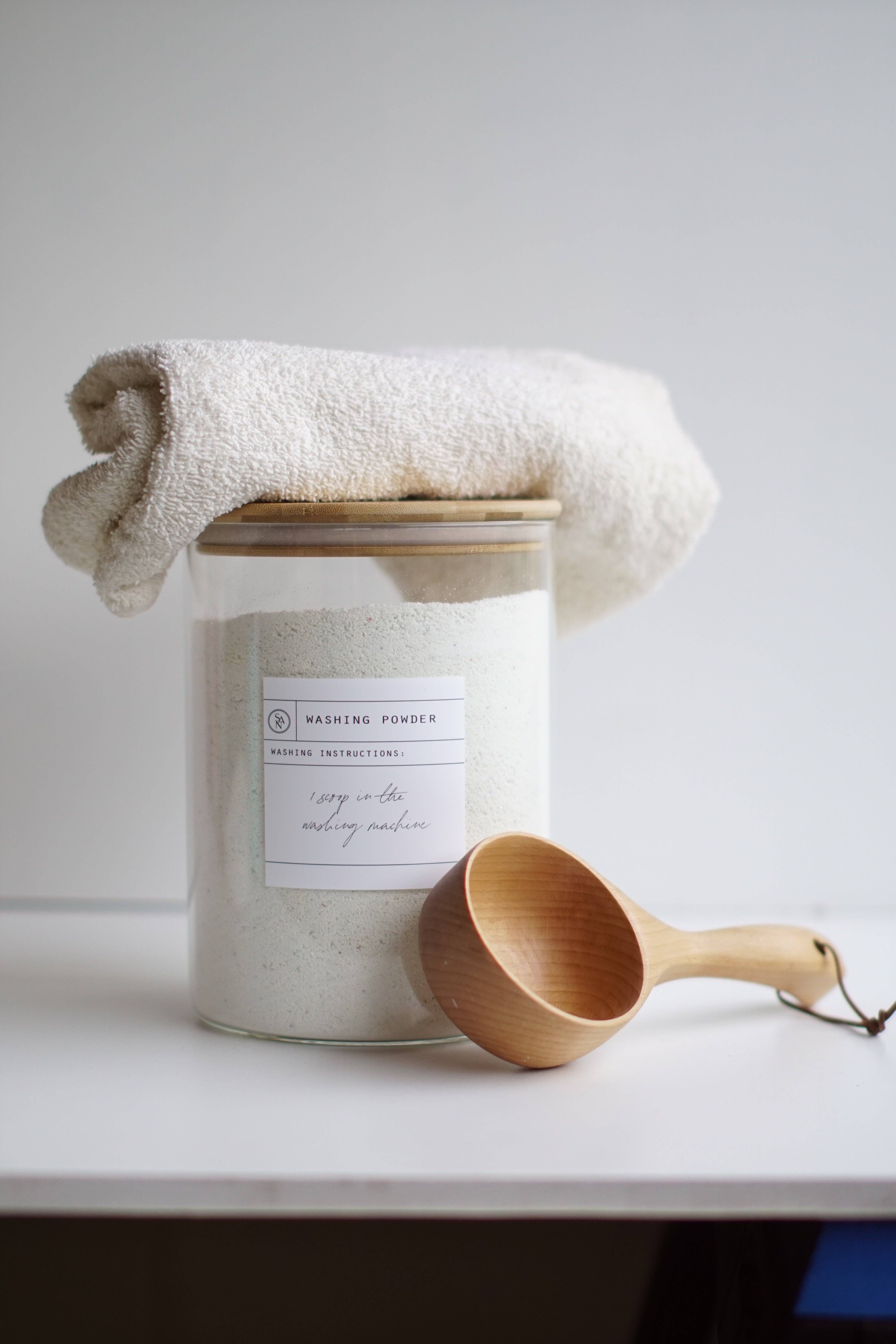 So At Nature – wholesale Laundry detergent powder/pods – Wooden Laundry Powder Scoop1