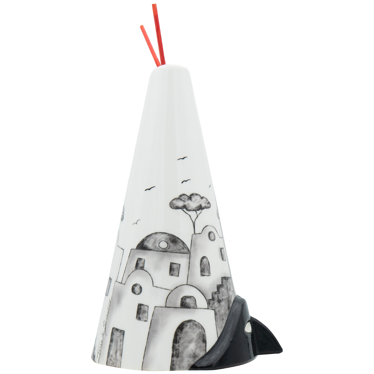 Terre di Scirocco - Vendita all'ingrosso Diffusori a lamella - Profumatore Citta' B/N III Misura H 25cm1