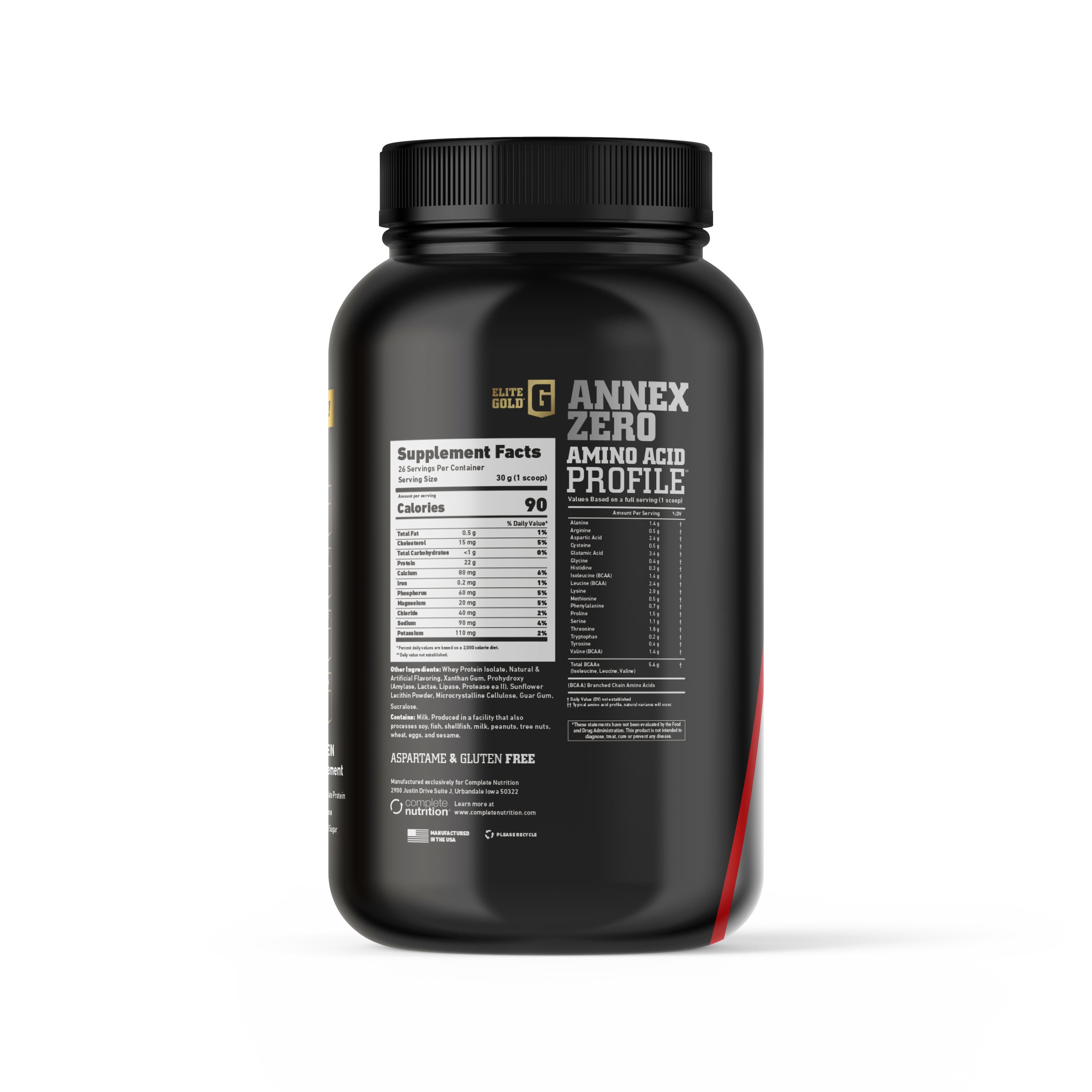 Complete Nutrition – wholesale Protein/superfood powder – Annex Zero Vanilla Protein 2 lbs1