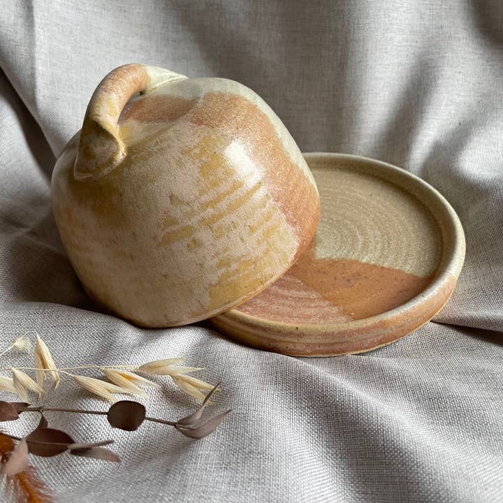 Charlotte Manser Ceramics - Wholesale Kitchen storage/organiser - Dunes Handmade Ceramic Butter Dish3
