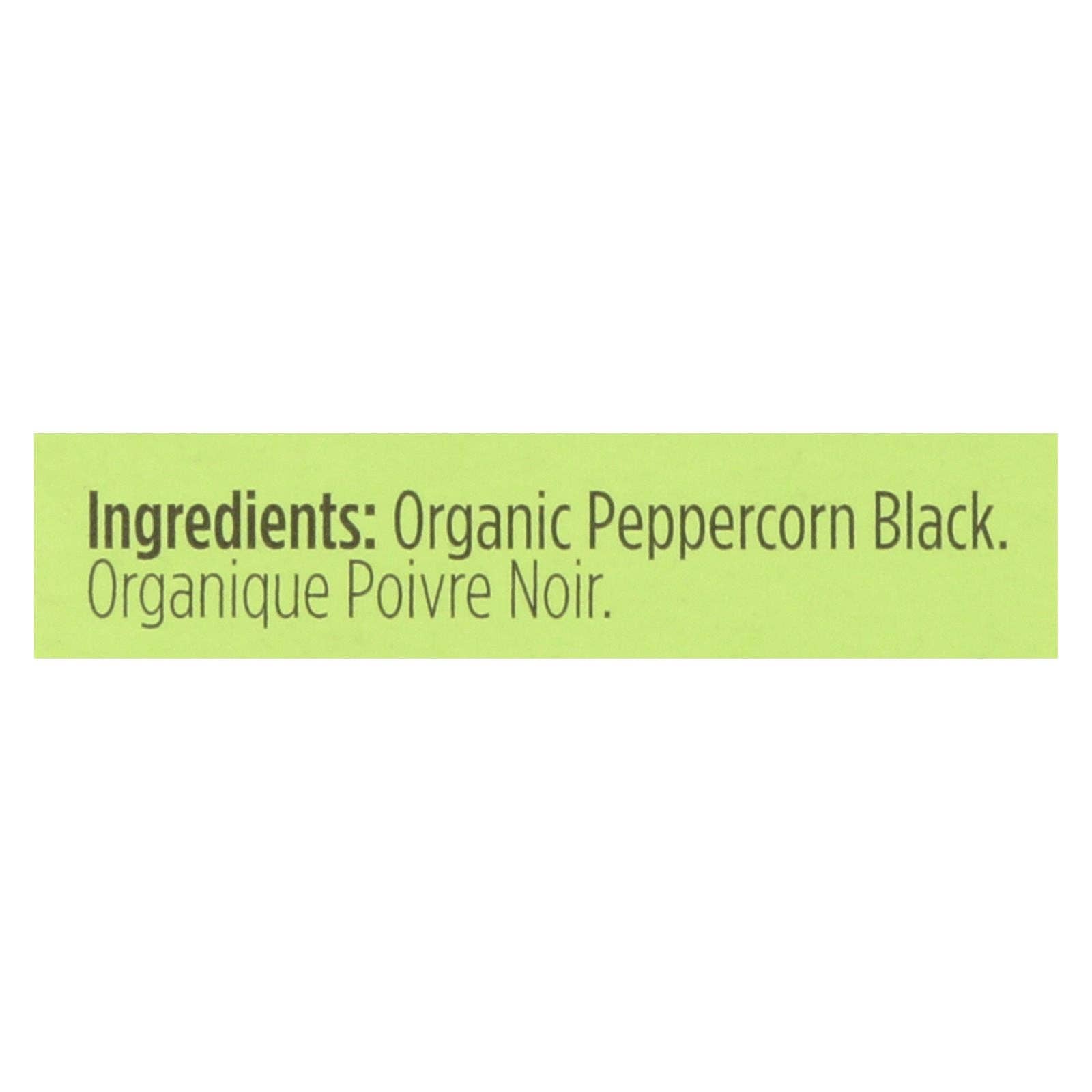 Ware Spark - Wholesale Pepper/Peppercorns - Spicely Organics - Organic Peppercorn - Black - Case Of 6 - 0.45 Oz.1