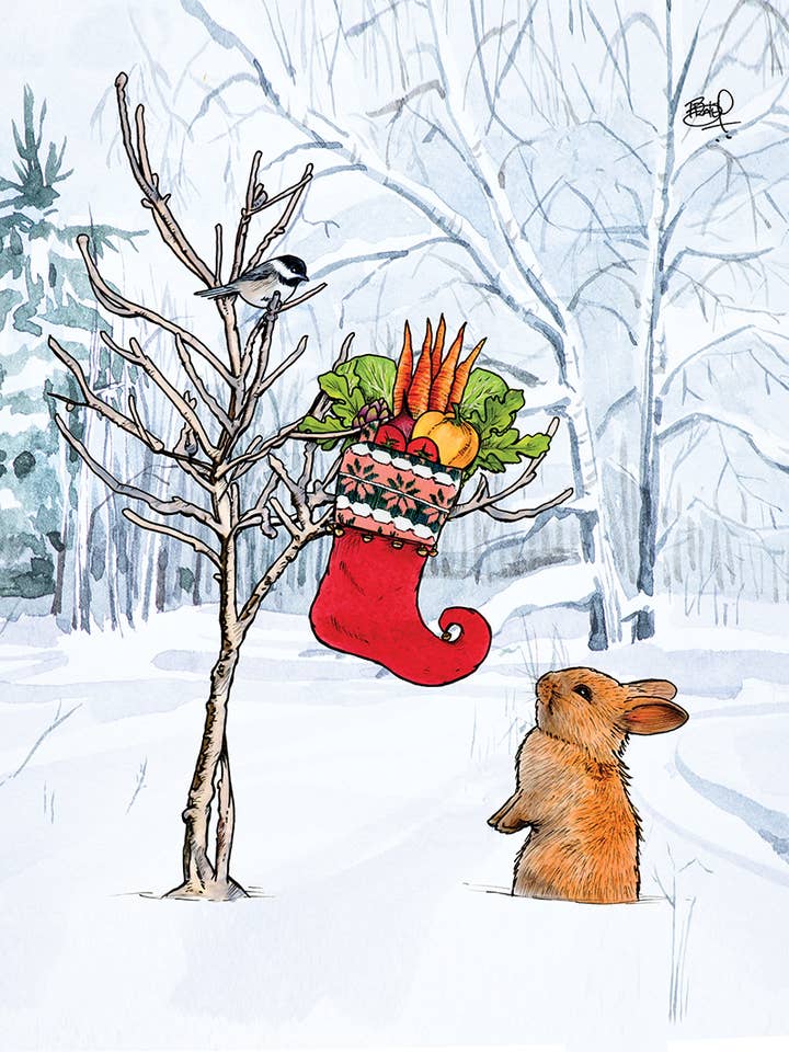 Stocking Stuffer #238 - vertical for wholesale by Shawn Braley Illustration