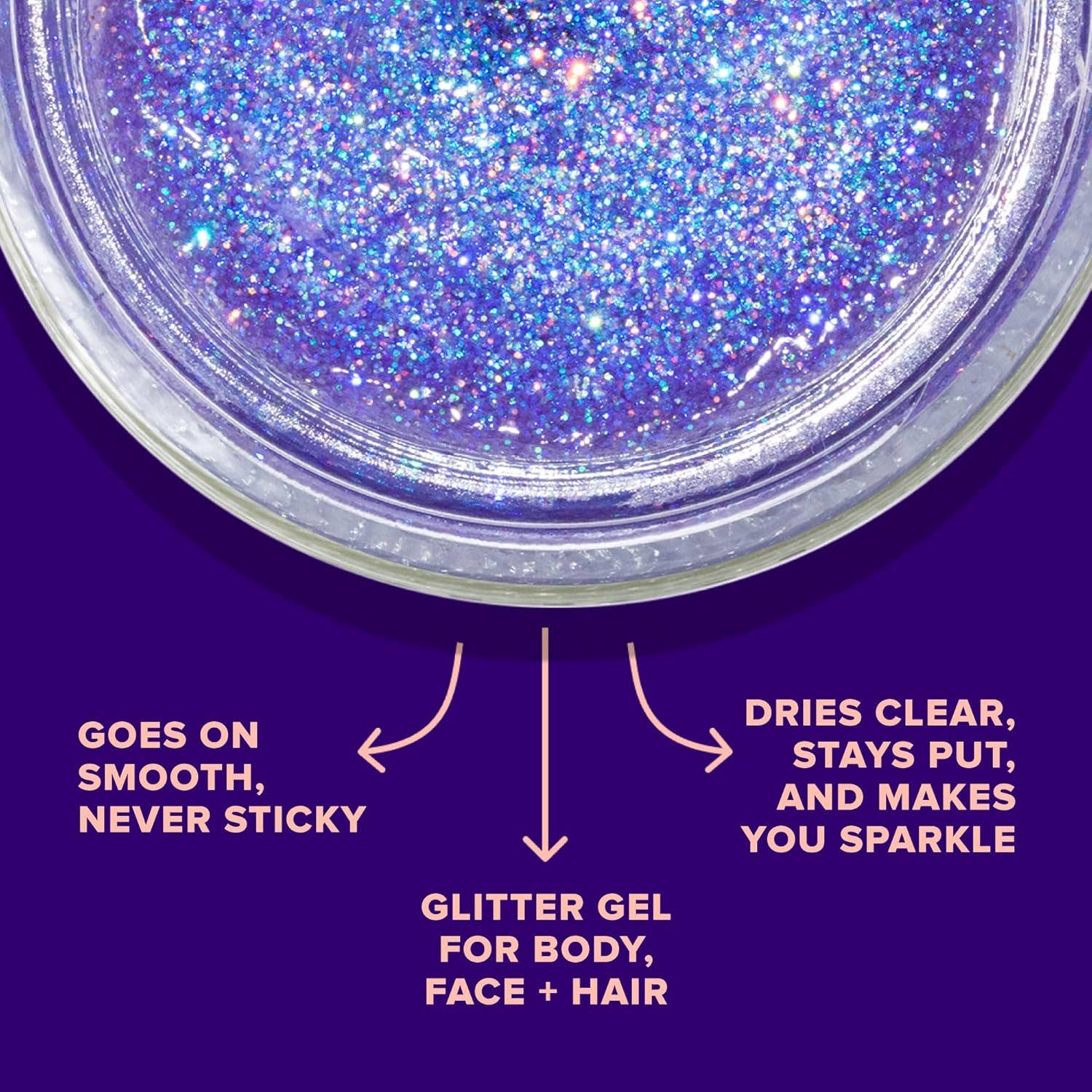 Unicorn Snot | Glitter Beauty - Wholesale Body glitter/shimmer - Original Glitter Gel | Ultraviolet-Purple | Body Glitter3
