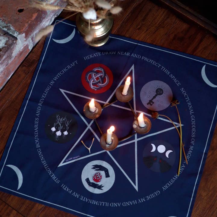 Lady Moon Co.® - Wholesale Bandana - Women's - Altar Cloth Bandana: Hekate7