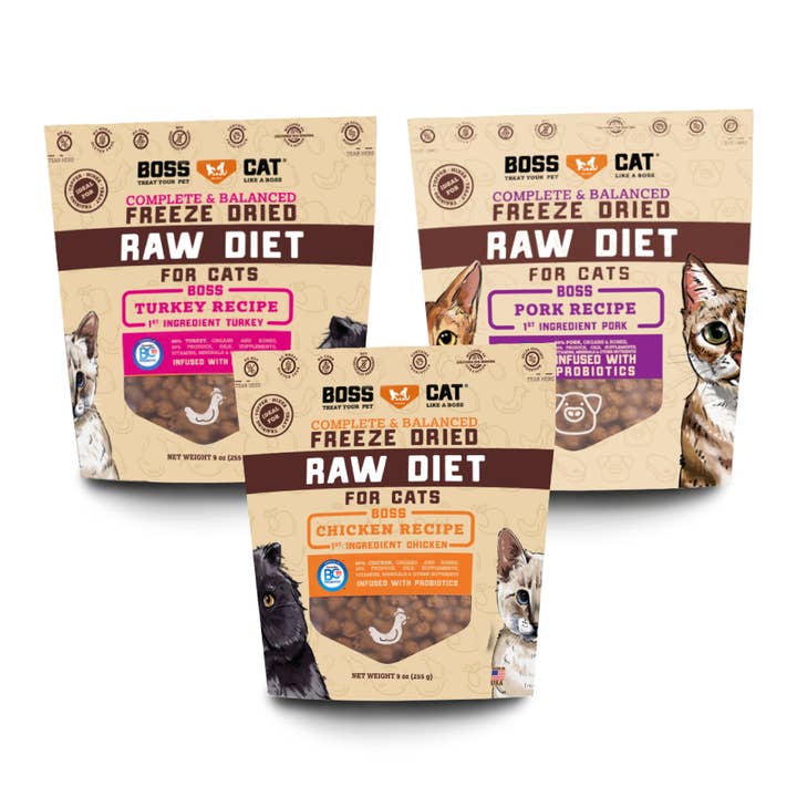 BOSS DOG BRAND, INC. - Wholesale Pet Food - Cat - Boss Cat® Freeze Dried Diet for Cats3