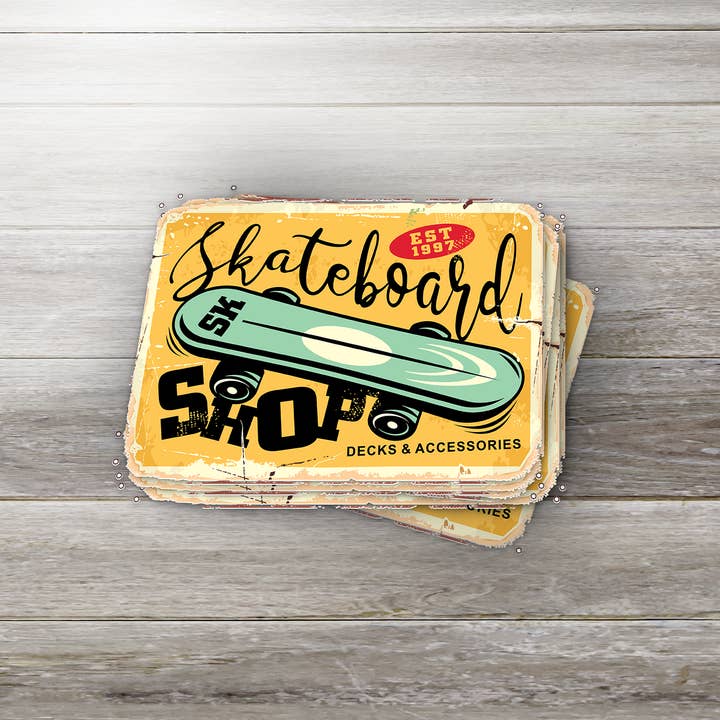 PiggyPrintStickers – wholesale Sticker – Skateboard Shop Vintage Sticker