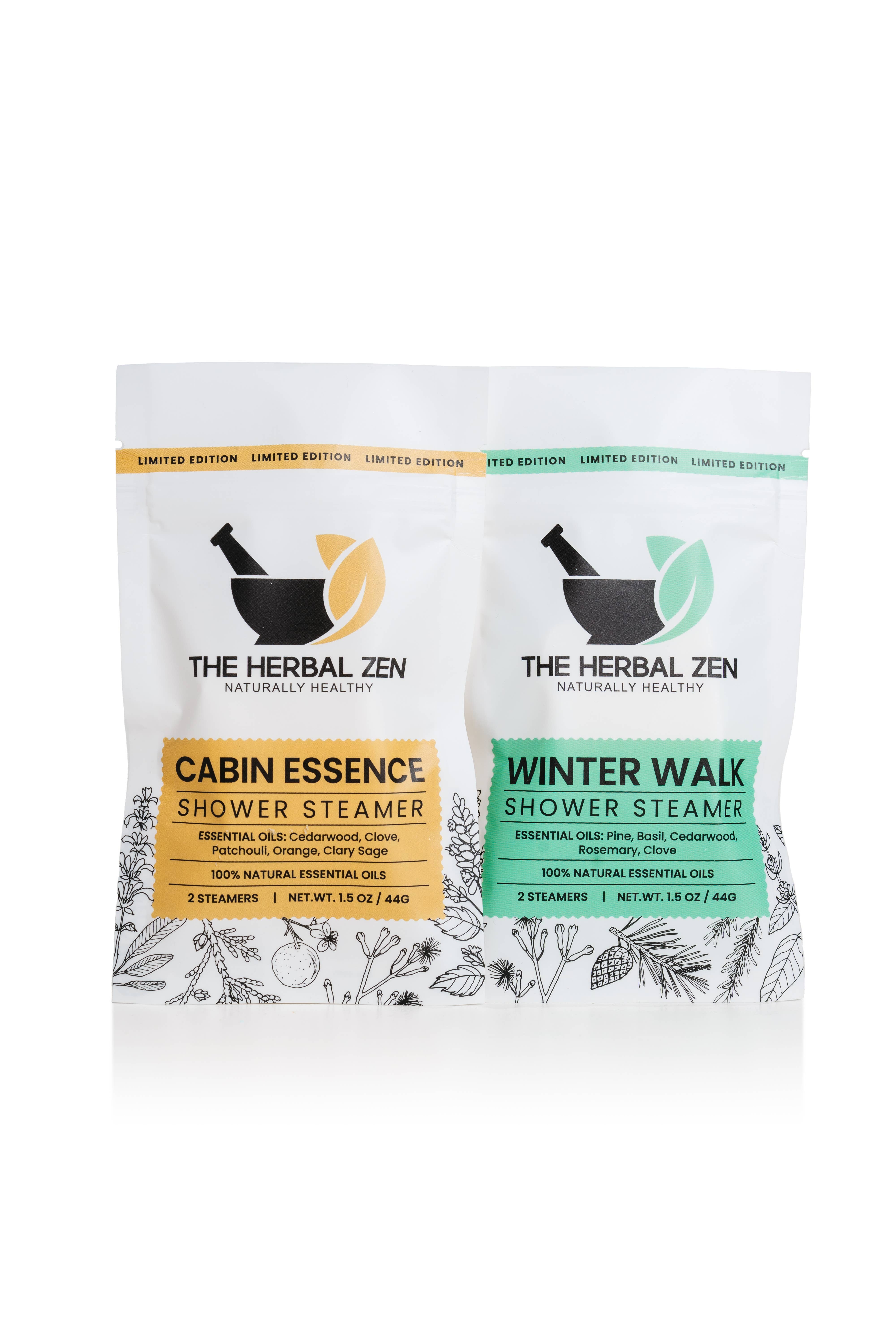 The Herbal Zen - Wholesale Shower Steamer/Bomb - Winter Shower Steamer Minis | Cozy Aromatherapy 2-Pack6