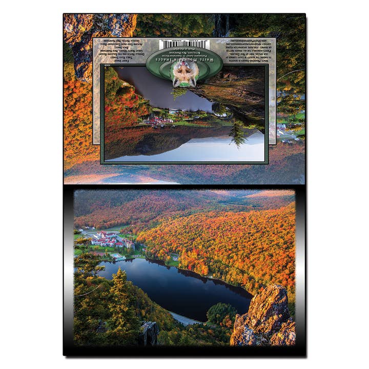 #3039 Balsams Sunset Notecard voor wholesale door White Mountain Images