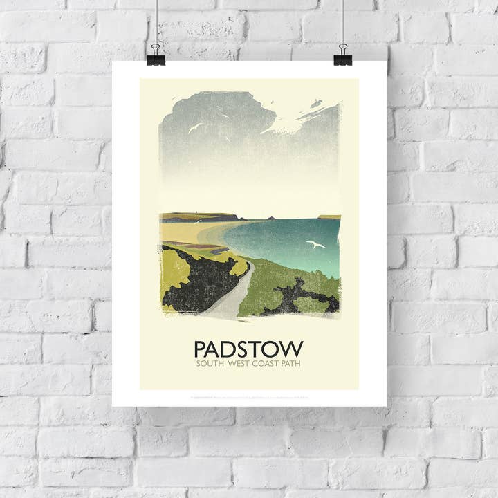 Star Editions - Wholesale Art Print - Padstow - South West Coast Path - 11X14” Premium Art Print2