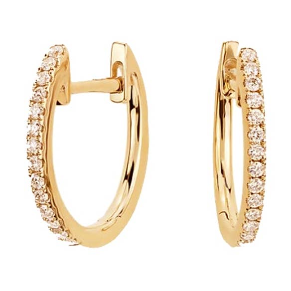 Huggie petit diamant pour la vente par Love Me Knots Hawaii