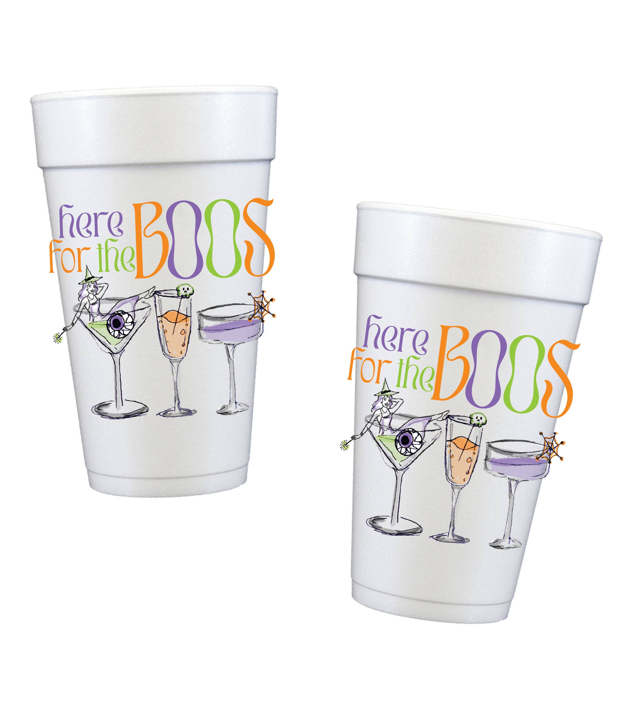 Southern Soiree - Wholesale Disposable Cup - Here for the Boos0