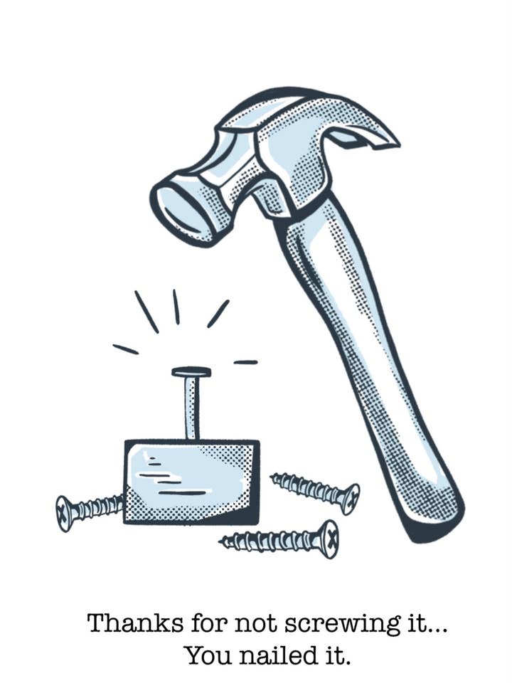 Appréciation du partenaire pour un travail bien fait. pour la vente par Partner Appreciation