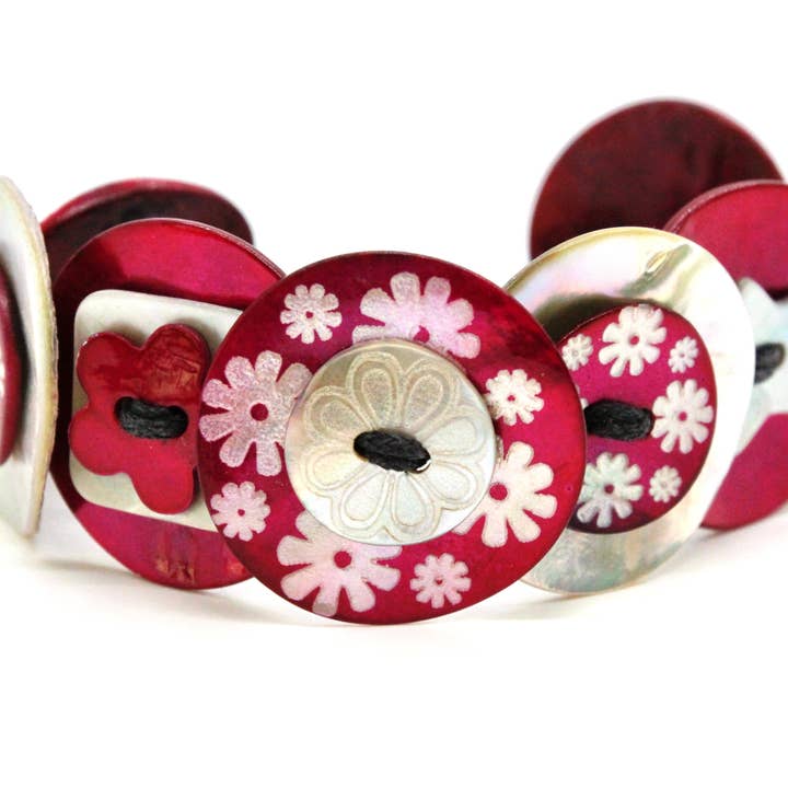 Sample Sale Item Mother of Pearl Shell Buttons- SS414 for wholesale by LIZOU