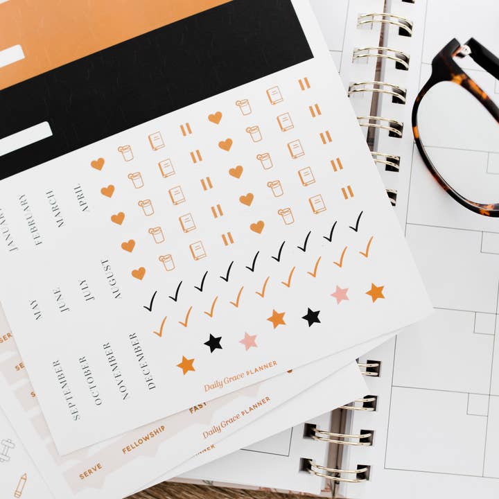 The Daily Grace Co - Wholesale Sticker - Daily Grace Planner Stickers | Classic