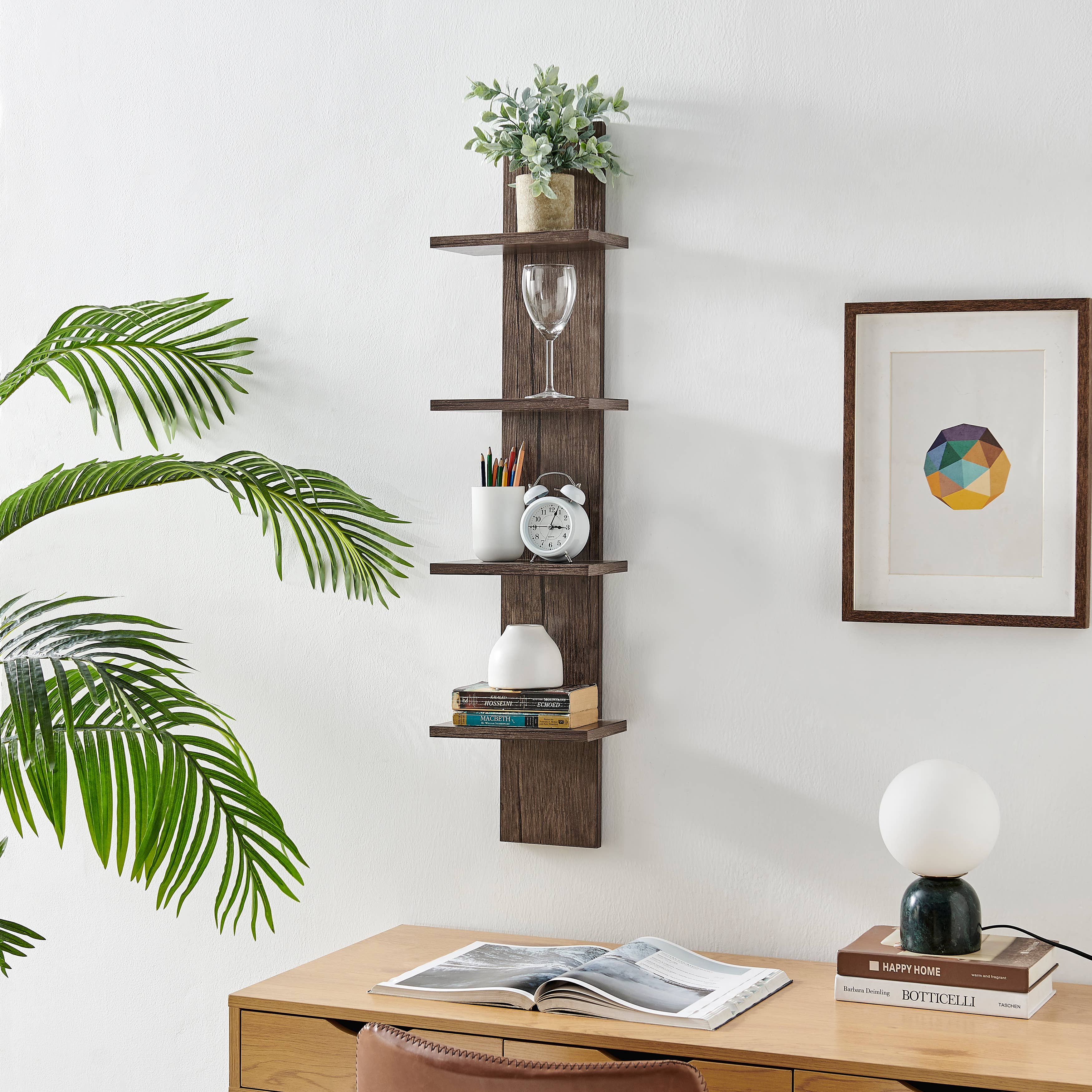 Danya B - Wholesale Wall Mounted Shelf - Arica Utility Column 4-Tier Spine Wall Shelves14