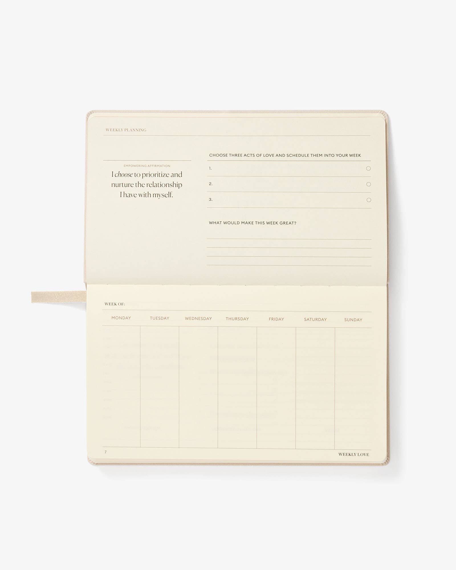 Intelligent Change - Wholesale Planner - The Weekly Love Planner - Daily Schedule, Self-Care, To-Dos4