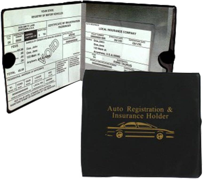 Innovarix – wholesale Travel wallet – Car Auto registration & Insurance Holder, Black2