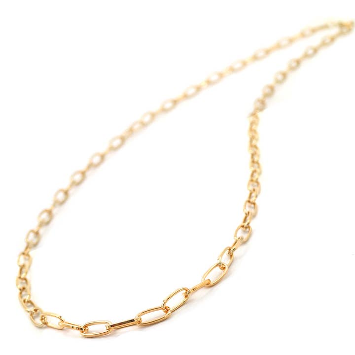 Gold Link Chain 18 inch or 24 inch for wholesale by Amy and Annette