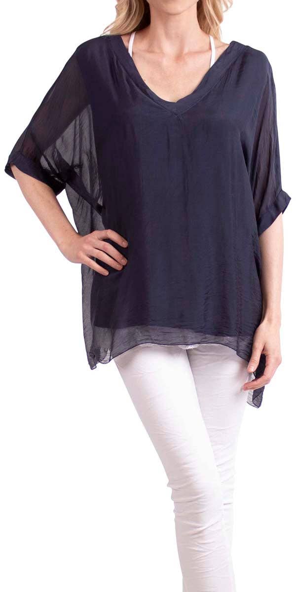 Gigi Moda - Wholesale Blouse - Women's - V-Neck Short Sleeve Blouse16
