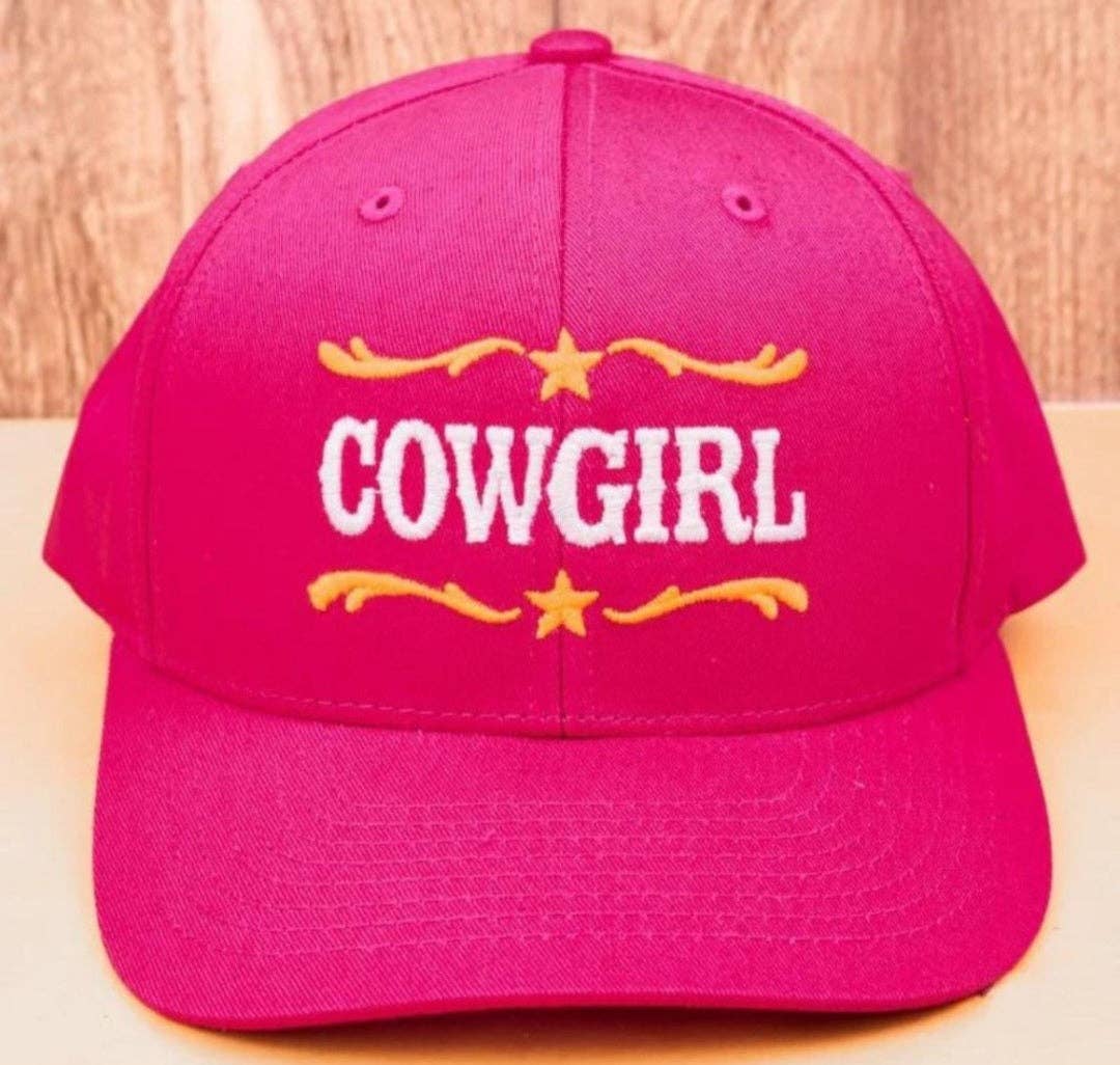 The Bling Barn - Vendita all'ingrosso Cappellino da baseball - Donna - Berretto Snapback Azteco con Sottovisiera 'Cowgirl' Rosa Acceso0