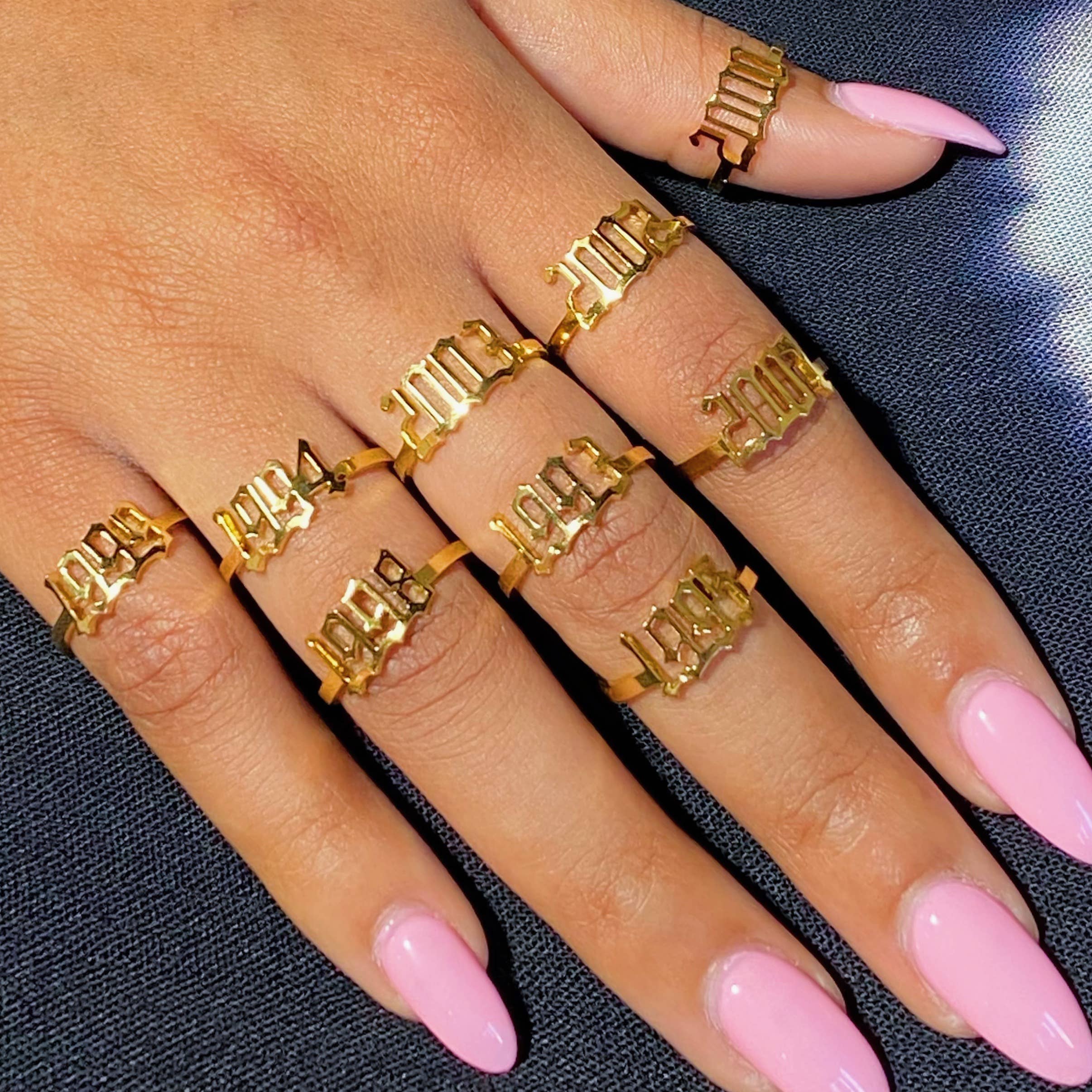 Ellison+Young - Wholesale Band/Stacked Ring - Birth Year Ring13