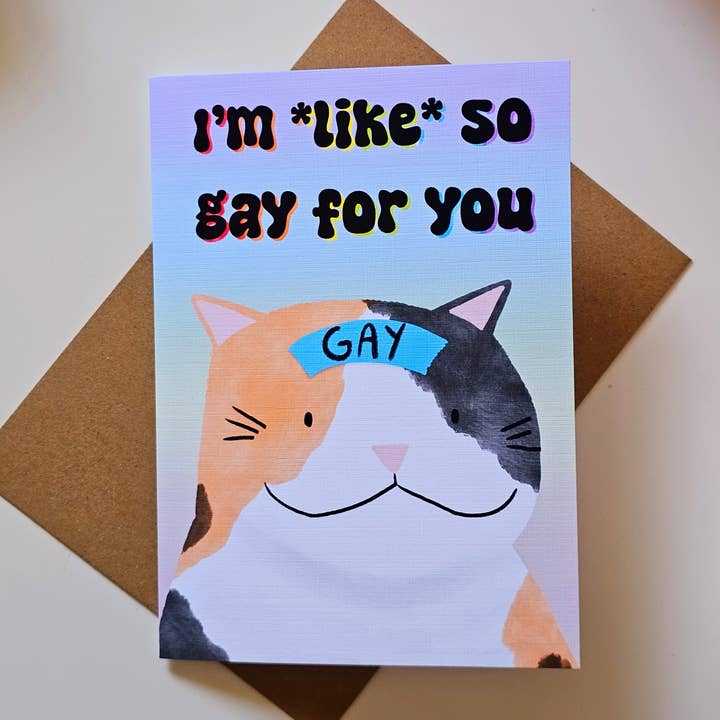 Homoseksuel Til Dig lykønskningskort for engroshandel hos Art By Kay Rae