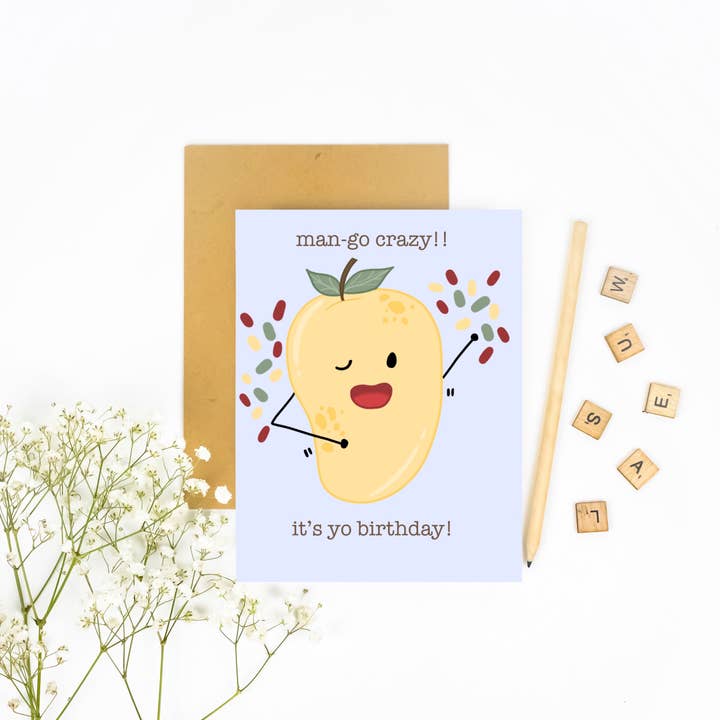 Man-gå galen! Det är Yo födelsedag! - Födelsedagskort för wholesale av Milky & Co. Studios