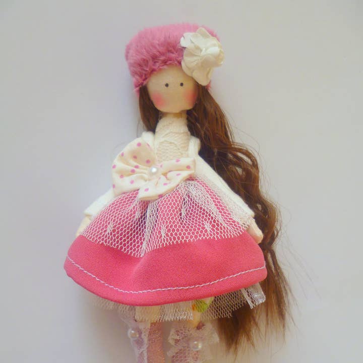 ChernikovaNataliya - Wholesale Doll - Kids - Cute Miniature Handmade Textile Fairy Doll for Dollhouse