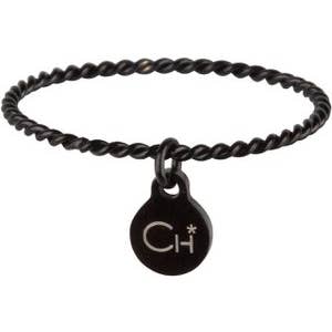 R571 Dangling Coin Black Steel for wholesale by Charmin's Ringen