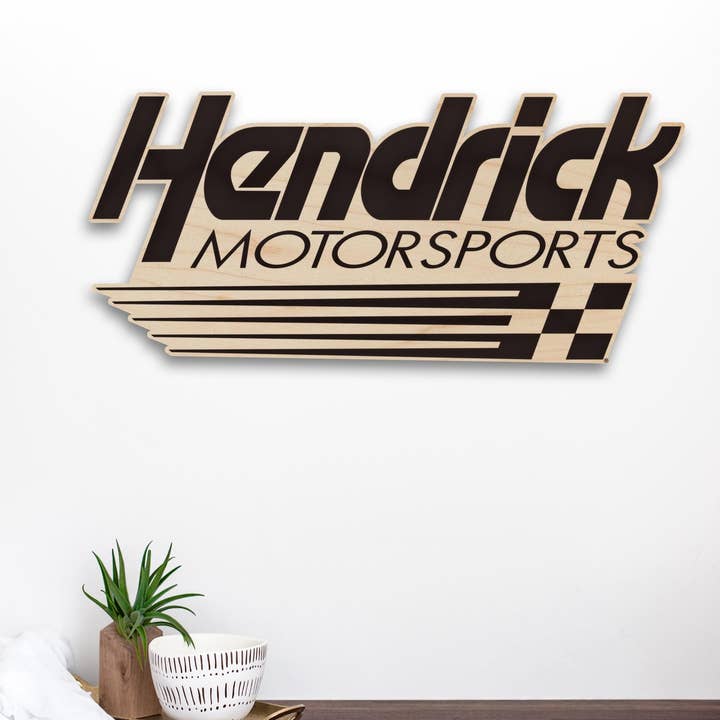 LazerEdge - Wholesale Sign - Hendrick Motorsports Drivers Wall Hanging | Crafted from Cherry and Maple Wood | Made in USA | Officially Licensed by Hendrick Motorsports3