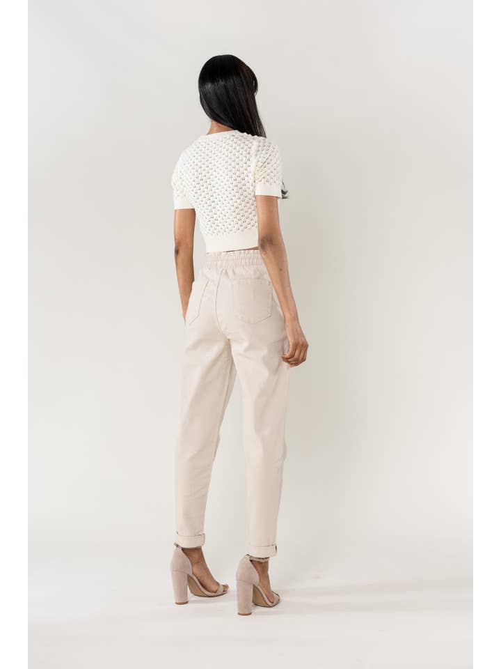 Nina Carter - Vente Pantalon – femme - Pantajogg élastiqué à la taille confortable Nina Carter P500