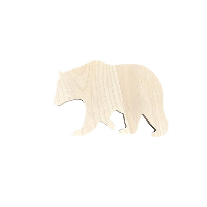 Nickel City Woodworking – wholesale Cutting board – Bear shape cutting board