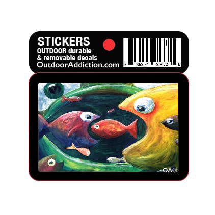 Fish Eat Fish Art for wholesale by Outdoor Addiction