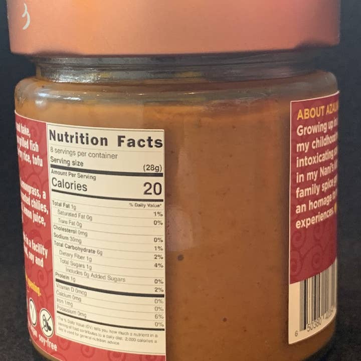 Azalina's - Wholesale Hot Sauce - Sambal Tumis2