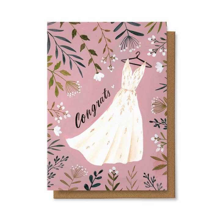 Congrats Wedding Card 4X6 for wholesale by Chaukiss