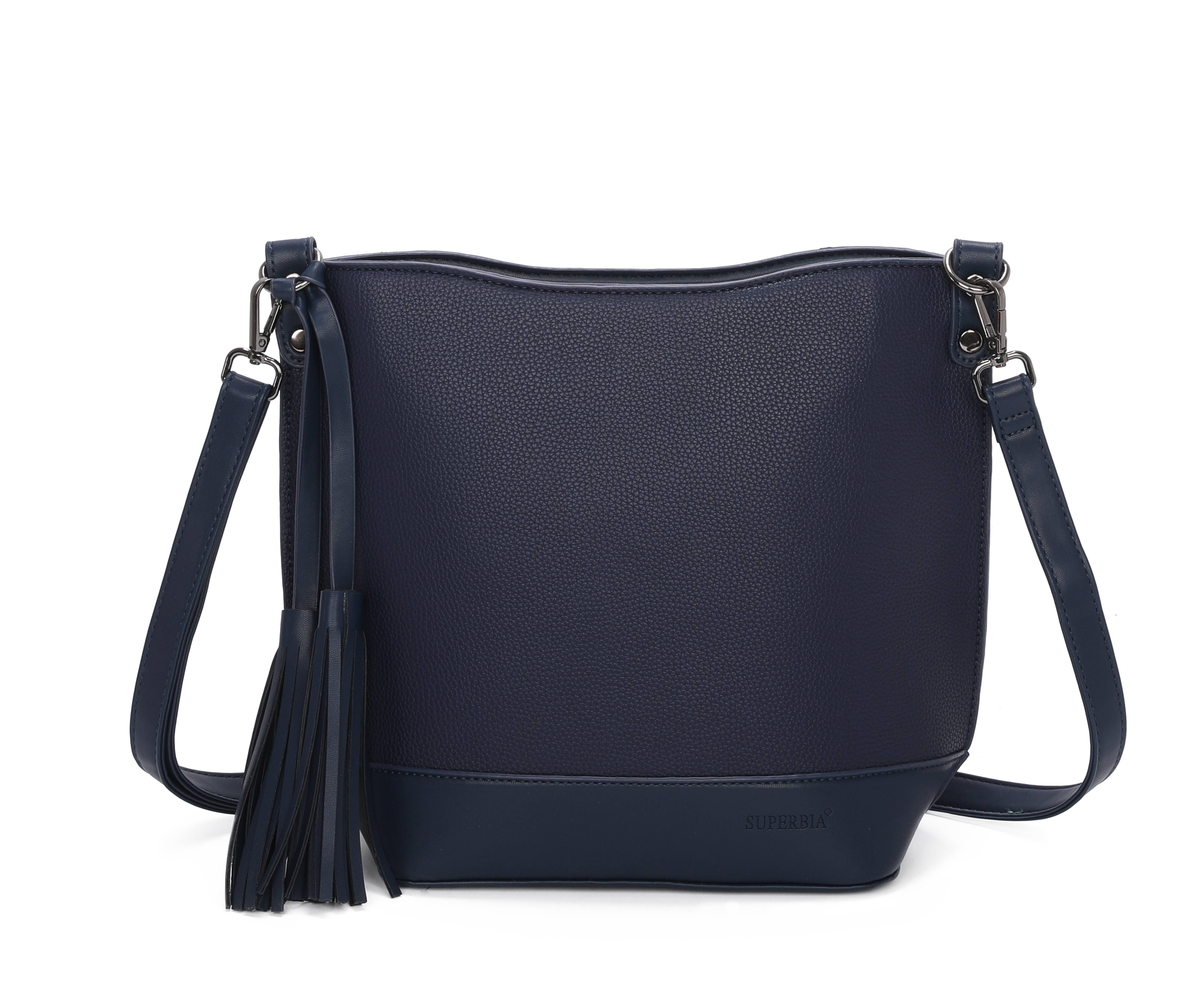 Superbia - Wholesale Shoulder Bag - Women's - Medium Size Classic Shoulder Bag Cross Body Bag with Tassel4