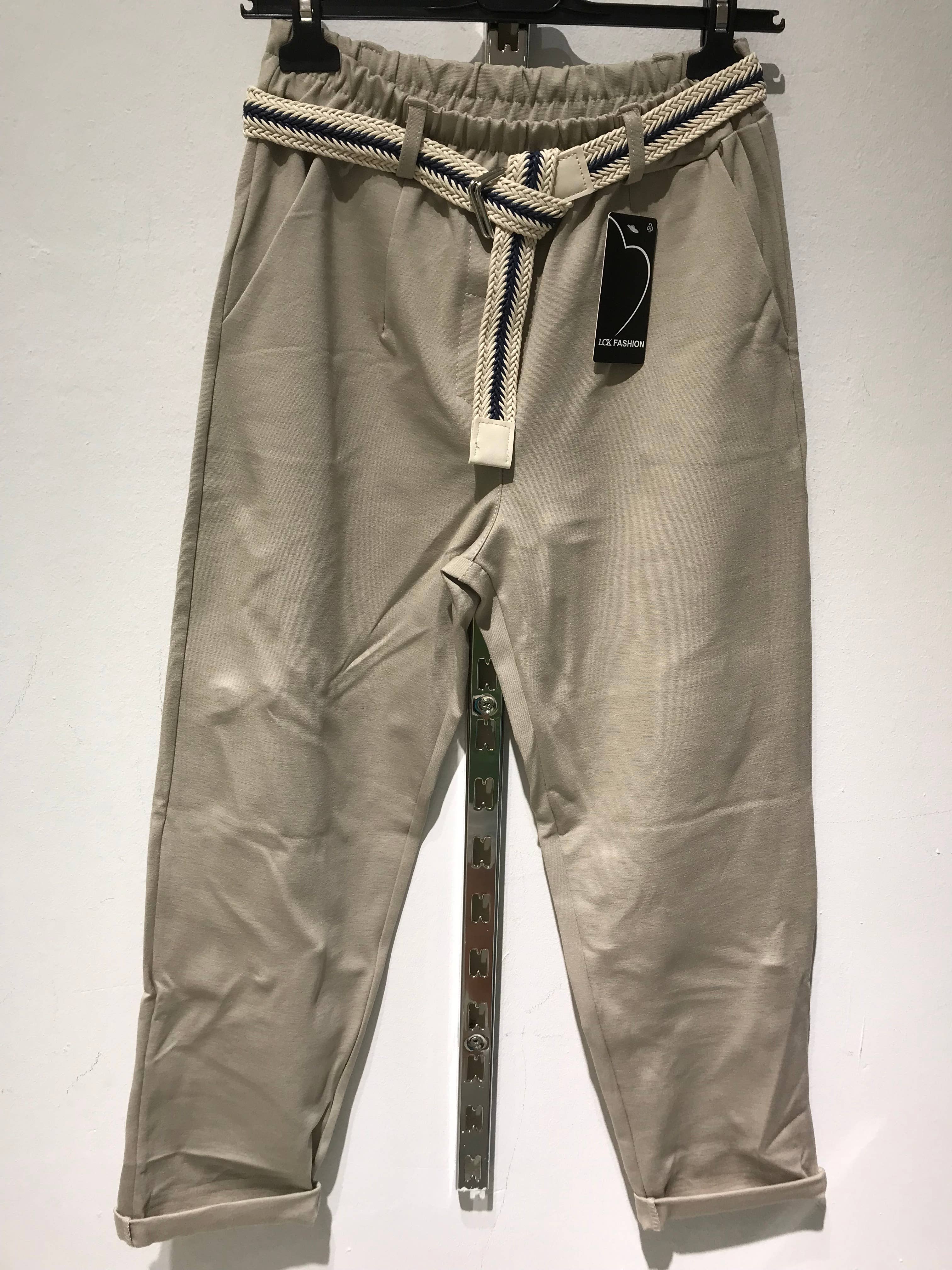 Only Yuan – wholesale Pants – Women's – ref 20371 trousers with belt2