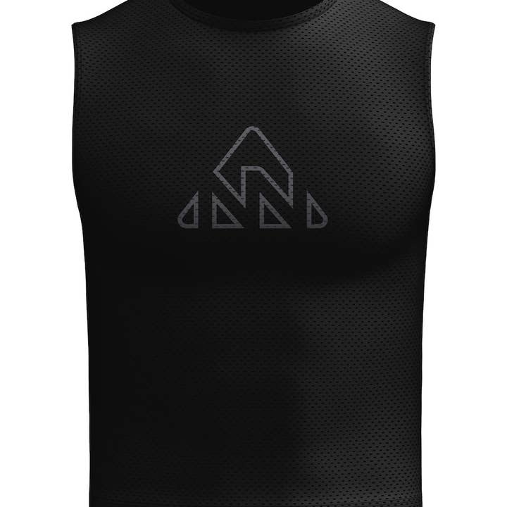 Capa Base de Ciclismo Profesional para Hombre en Negro para venta al por mayor de Runners Essentials by Without Limits