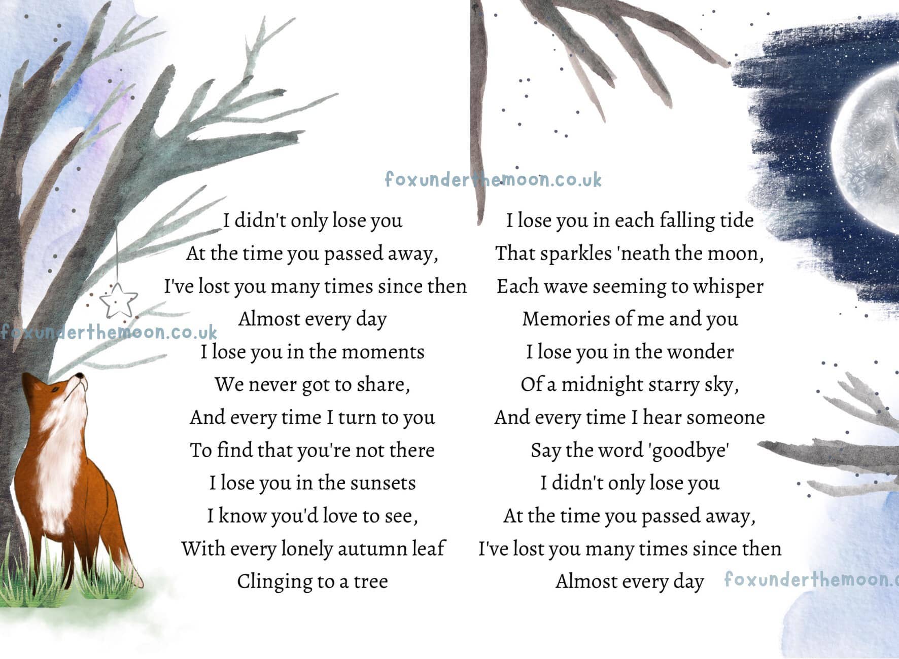 Fox Under The Moon – wholesale Junior fiction book (9–12) – 'Watching From The Stars' Mini Book by Stacey McNeill7